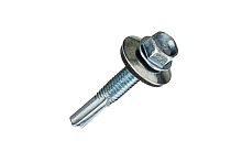 Саморез кровельный оцинкованный Tech-Krep КРс ZP 5,5х32 удл.сверло 4шт -пакет Tech-Krep картинка